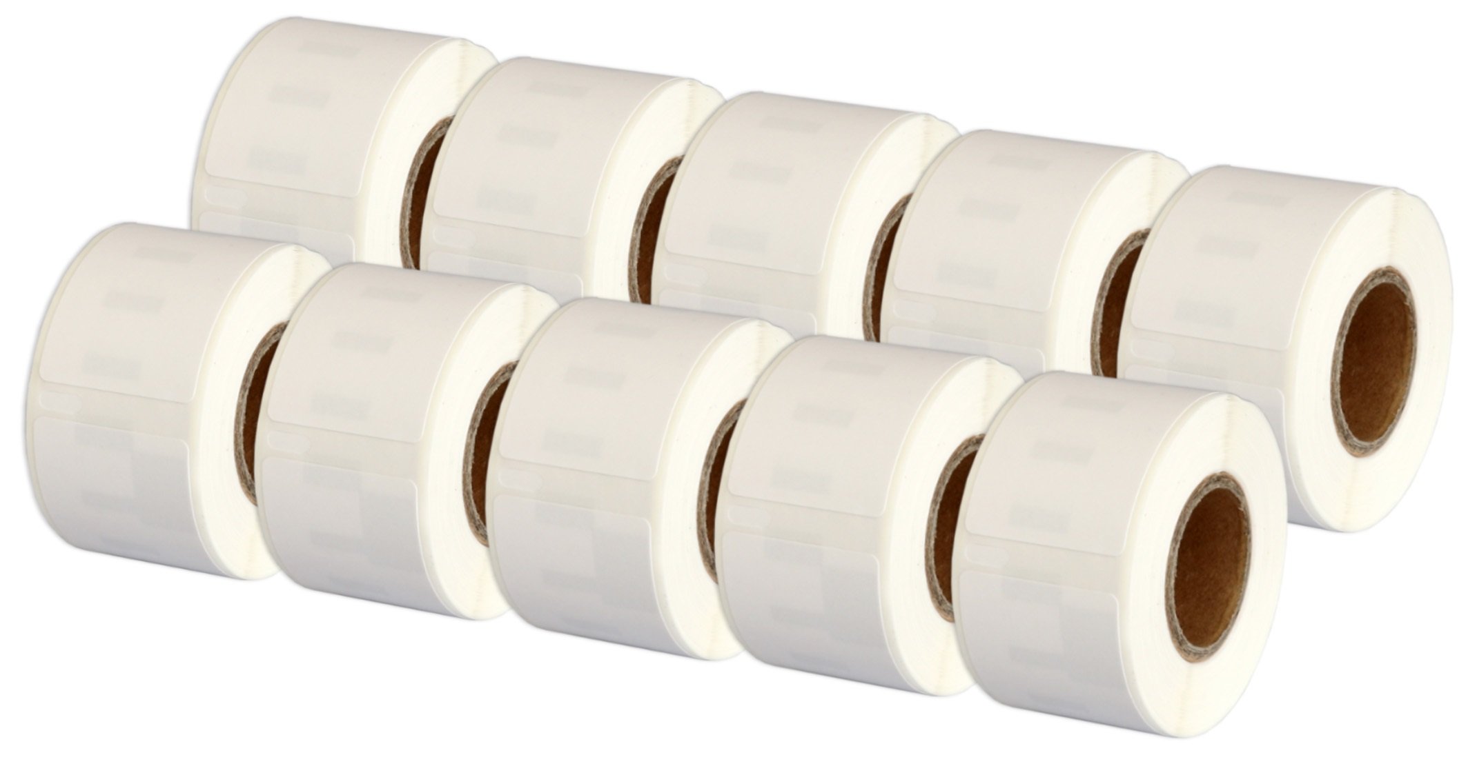 10 Rolls 99010 S0722370 Compatible Address Labels, 28×89mm, 130 Labels per Roll, for DYMO LabelWriter 4XL 450 400 330 320 310 Twin Turbo Duo Seiko SLP 450 430 420 400 240 220 200 120 100 Pro Plus