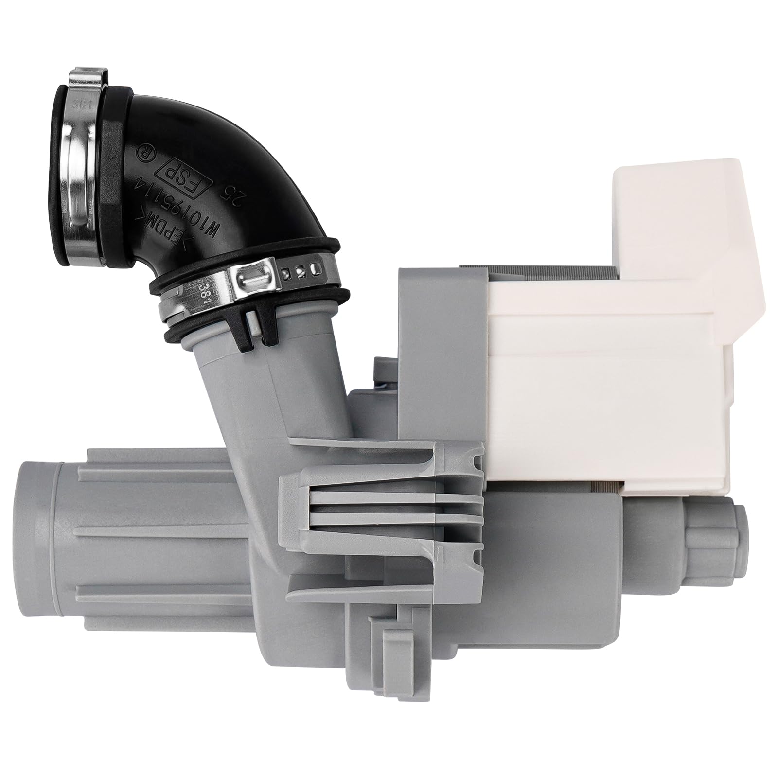 Photo 1 of ***(PARTS ONLY/ MAJOR DAMAGE/ NON FUNCTIONAL)***Dishwasher Circulation Pump W11612326 - Perfect Replacement for W10879262, & AP7193729 - Compatible with Whirlpool, Kenmore, Amana & Maytag Dishwashers