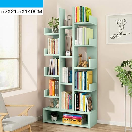 Amazon Com Luxdamai Tree Bookcase Modern Bookshelf Floor