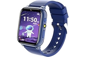 Sedzofan Upgrade Kids Smart Watch for Kids with 26 Puzzle Games HD Camera Video MP3 Player Audio Book Pedometer Flashlight 12/24 hr Kids Watches Gift for 4-12 Year Old Boys Toys for Kids