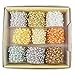 Fowod Pearl Beads Garland / Pearl String / Beaded Wire, 8 mm and 3 mm Mixed, 50 Feet Roll, White