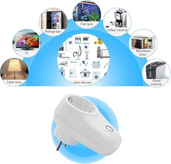 Galapar S26 WiFi Smart Socket Control Remoto inalmbrico Adaptador de Carga Smart Home Power Sockets Temporizador Inteligente Compatible con Amazon Alexa y para Google HomeNest IFTTT Inicio