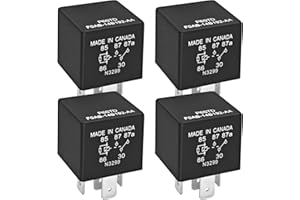 CASALYTICS P6SDT FOAB-14B192-AA Automotive Relay (Pack of 4) – 40A 12VDC 5-Pin OEM Replacement F0AB-14B192-AA RY116 for Ford Electrical Systems