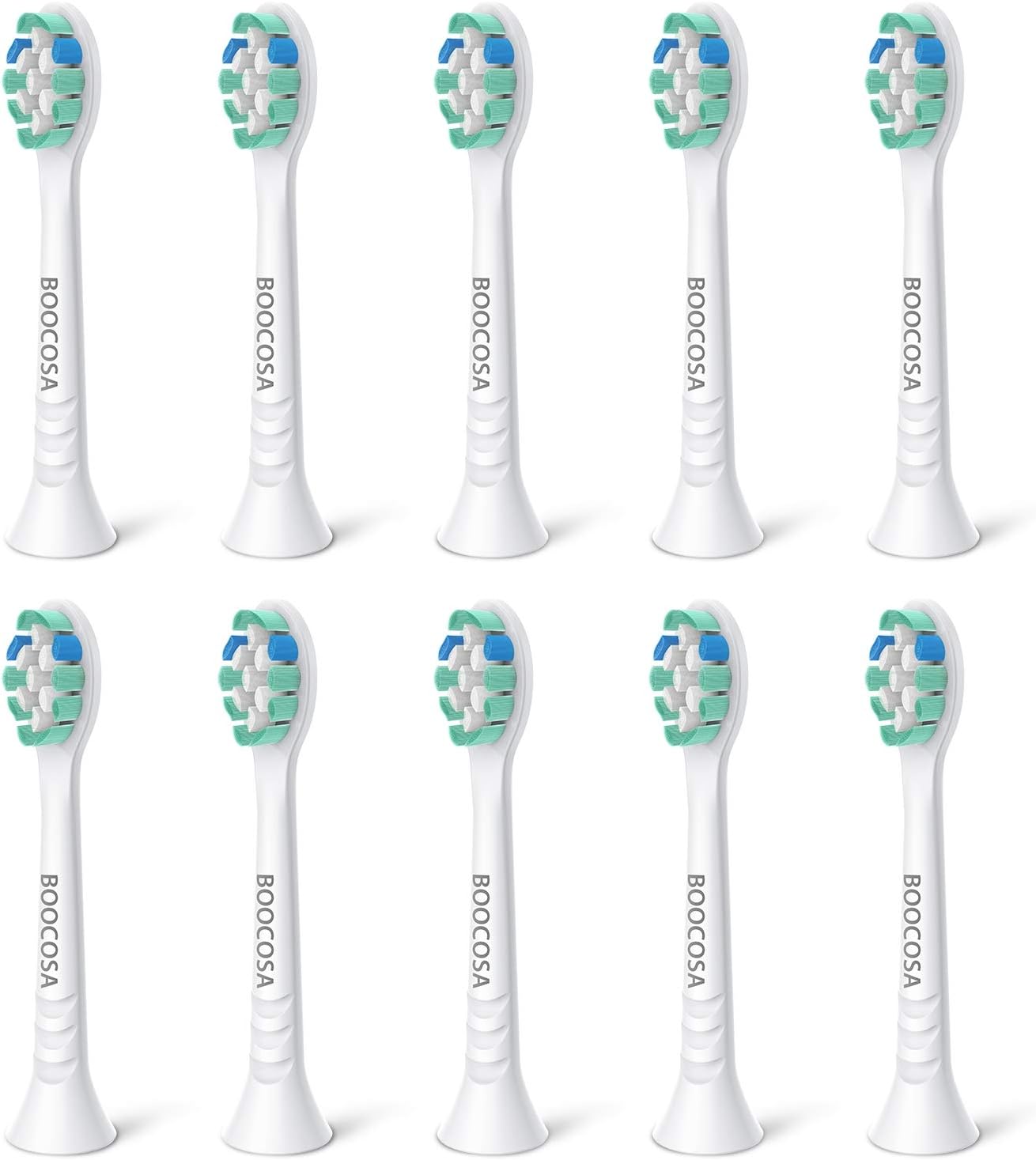 Replacement Toothbrush Heads Compatible with Phillips Sonicare Electric Toothbrush, 10 Pack