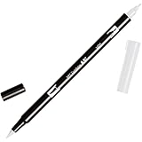 Tombow Dual Brush Pen Art Marker, N00 - Colorless Blender, 1-Pack - 56645-S