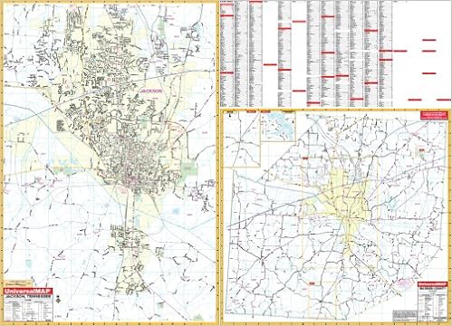 Jackson Tn City Limits Map Jackson, Tn (City Wall Maps): Kappa Map Group: 9780762540907: Books:  Amazon.com
