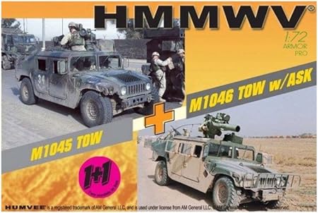 Amazon ドラゴン 1 72 ハンヴィー M1045 Tow M1046 Tow W Ask 2台セット 7296 おもちゃ おもちゃ