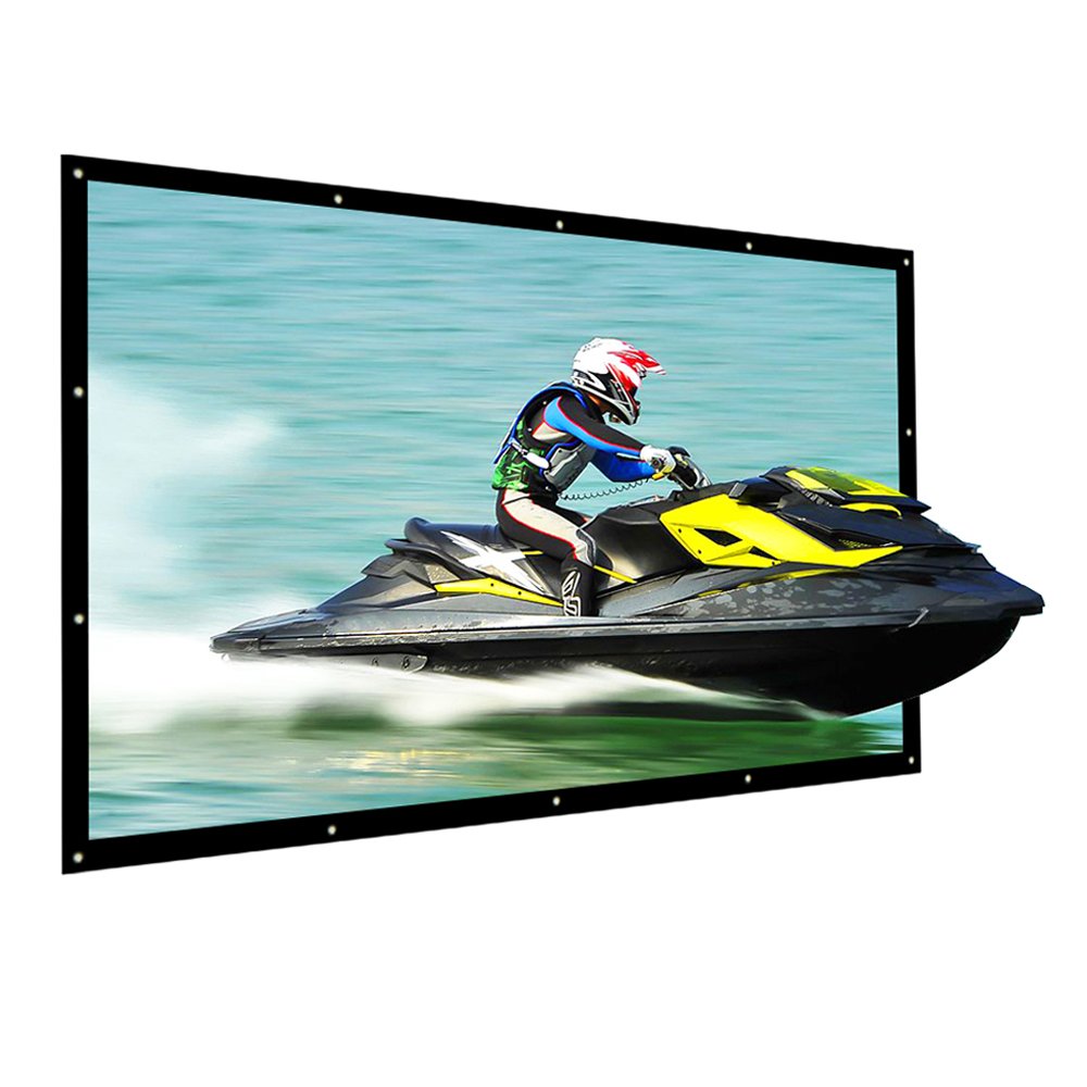 Pantalla Proyector NIERBO Pantalla Proyección Portátil Universal : X cm pantalla proyector