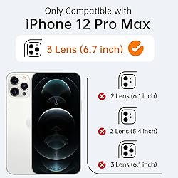 Kiresen Designed for iPhone 12 Pro Max Case with