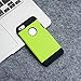 iPhone 5S Case,iPhone SE Case,Geminiman Hybrid Dual Layer Slim Case Flexible TPU Bumper & Hard PC Back Rugged Premium Shockproof Protective Durable Cover for iPhone 5S/SE/5(Green)