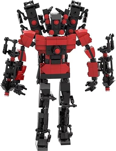 Toilet Blocks Toys TV Building Blocks Toys, Imaginative Construction  Playset Blocks Action Figure,Birthday Building Blocks for Adults Kids Fans  396