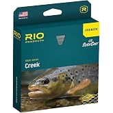 RIO Products Premier Creek Fly Fishing Line, Floating Trout Series, Accurate Line Design with Long Back Taper, Low Stretch &amp; Ultra-Slick Performance, Green/Yellow