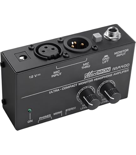 Amazon.com: Rolls Corporation PM59 Rolls Dual Personal Monitor Amp
