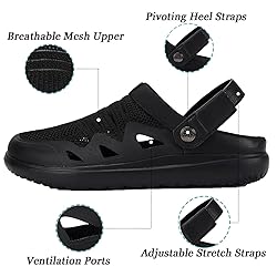 Eagsouni Clogs for Women Men Garden Clog Slip On
