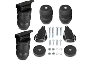 MILLISEC Rear Rubber Helper Suspension Springs Kit Kits Compatible with 1999-2010 Chevy Silverado & GMC Sierra 1500 HD and 2500 pickup trucks, OEM Number GMRCK25S