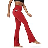 ODODOS Cloud Feeling Flared Pants with Pocket for Women High Waist Casual Bootcut Yoga Pants, 30"/32" Inseam