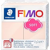 Staedtler FIMO Soft Polymer Clay - -Oven Bake Clay for Jewelry, Sculpting, Crafting, Light Flesh 8020-43