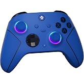 YUYIU 2.4GHz Wireless RGB Controller for Xbox, Xbox One Series X|S,Steam PC | 7 Colors RGB Light,1000mAh Battery,Hall Effect Sticks,Turbo/Programmable,Dual Vibration,Type-C Charge,3.5mm Audio Jack