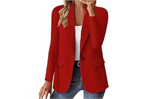 FARTEY Casual Blazers for Women Long Sleeve Work Office Jacket Blazer Loose Lightweigth Summer Open Front Suit Jackets Outfit