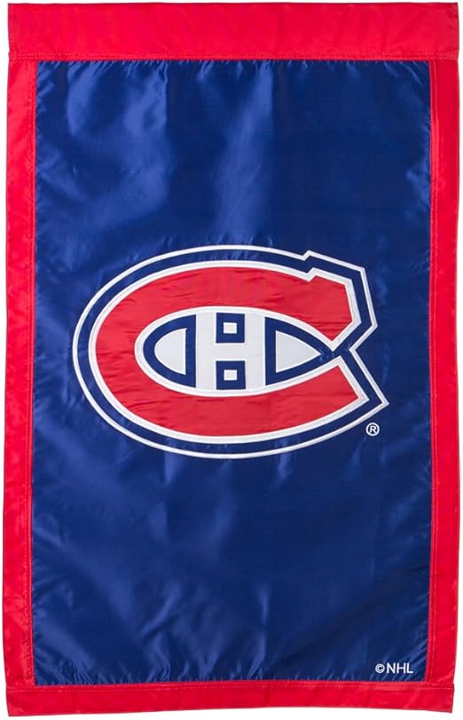 Montreal Canadiens Logo Applique House Flag, Outdoor Flags Amazon Canada