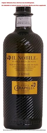 Carapelli IL NOBILE Olio extra vergine Oliva 2 X 0,75L = 1,5L / Olivenöl extra vergine aus Europäisch Oliven .