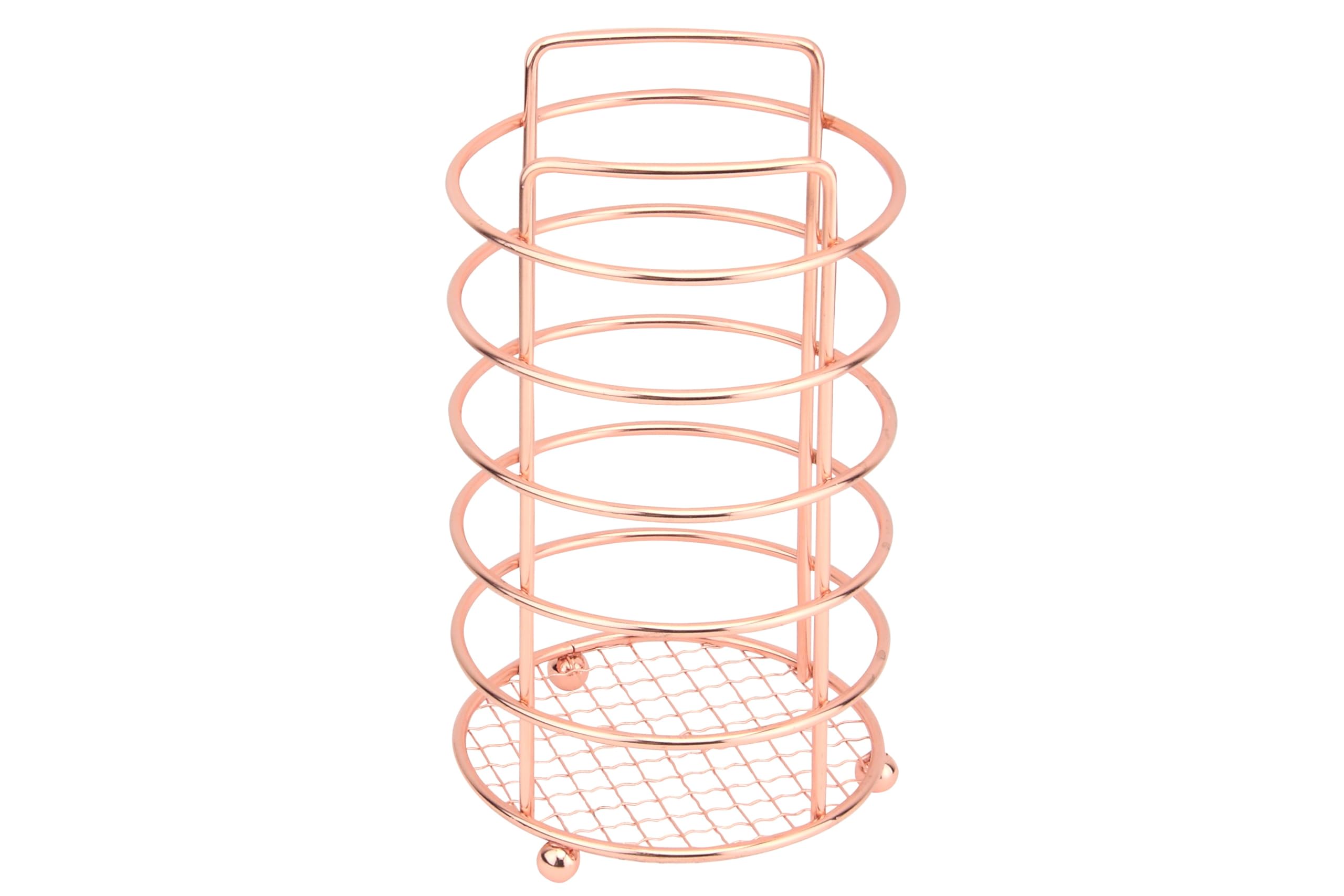 Apollo 4860 Copper Utensil Holder, 12x21x12