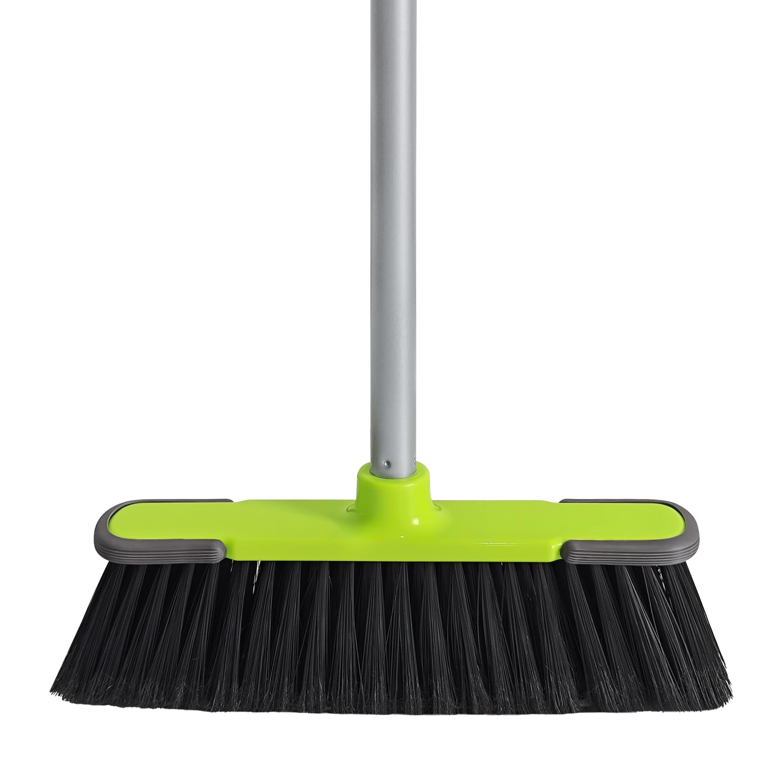 Photo 1 of Green Indoor Broom 54" Long Handle House Broom for Floor Cleaning Sweeping Broom for Kitchen, Garage, Lobby, Patio and Garden