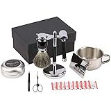 Wet Shaving & Grooming Set Shaving Gift Kit for Men