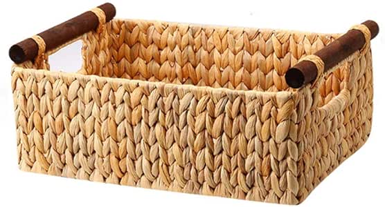 ZDD Cesta de Almacenamiento- Tejido a Mano Cesto de almacenaje