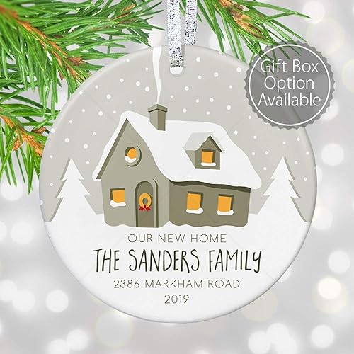 Amazon Com New House Christmas Ornament 2019 1st Christmas In