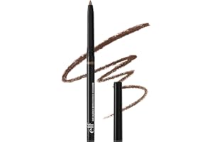 e.l.f. No Budge Retractable Eyeliner, Creamy & Ultra-Pigmented, Waterproof, Creates Bold & Defined Lines, Black, 0.006 Oz (0.