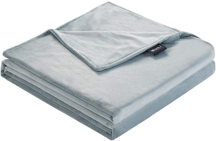 Amazon.com: ZonLi 80''x87'' Grey Minky Duvet Cover, Removable Duvet