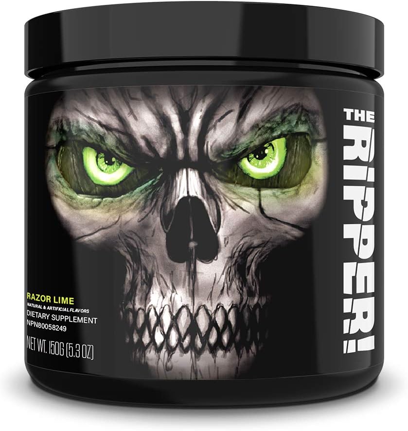 JNX Sports The Ripper! Fat Burner Dietary Supplement with Super Thermogenesis, Appetite Control & Extreme Energy, Men & Women | Razor Lime | 30 SRV: Health & Personal Care