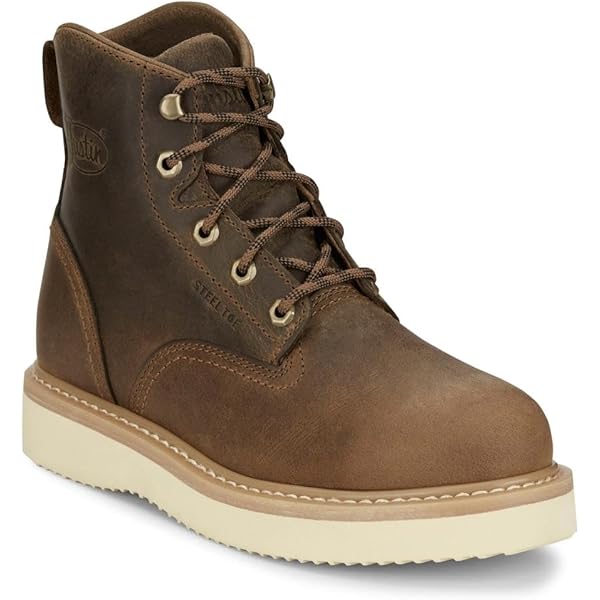 Amazon.com | Justin Boots Mens Maxwell 6 Inch Lace Up Work/Duty