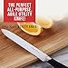 Latest Utility Knife - 5.5 Inch - Lifetime Replacement Warranty - High Carbon German Stainless Steel - Razor Sharp Chopping Knives With Superior Handle For Precise Control