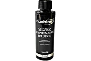 Nushine Silver Maintenance Solution 3.4 Oz contains pure silver (perfect for worn silver)