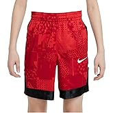 Nike Boys Elite Geometric Printed Basketball Shorts Small