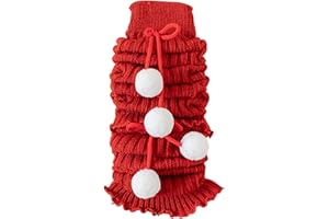 Christmas Leg Warmer for Girls Cute Xmas Graphic Cable Knitted Leg Warmers Breathable Warm Knee High Leg Socks for Xmas Gifts