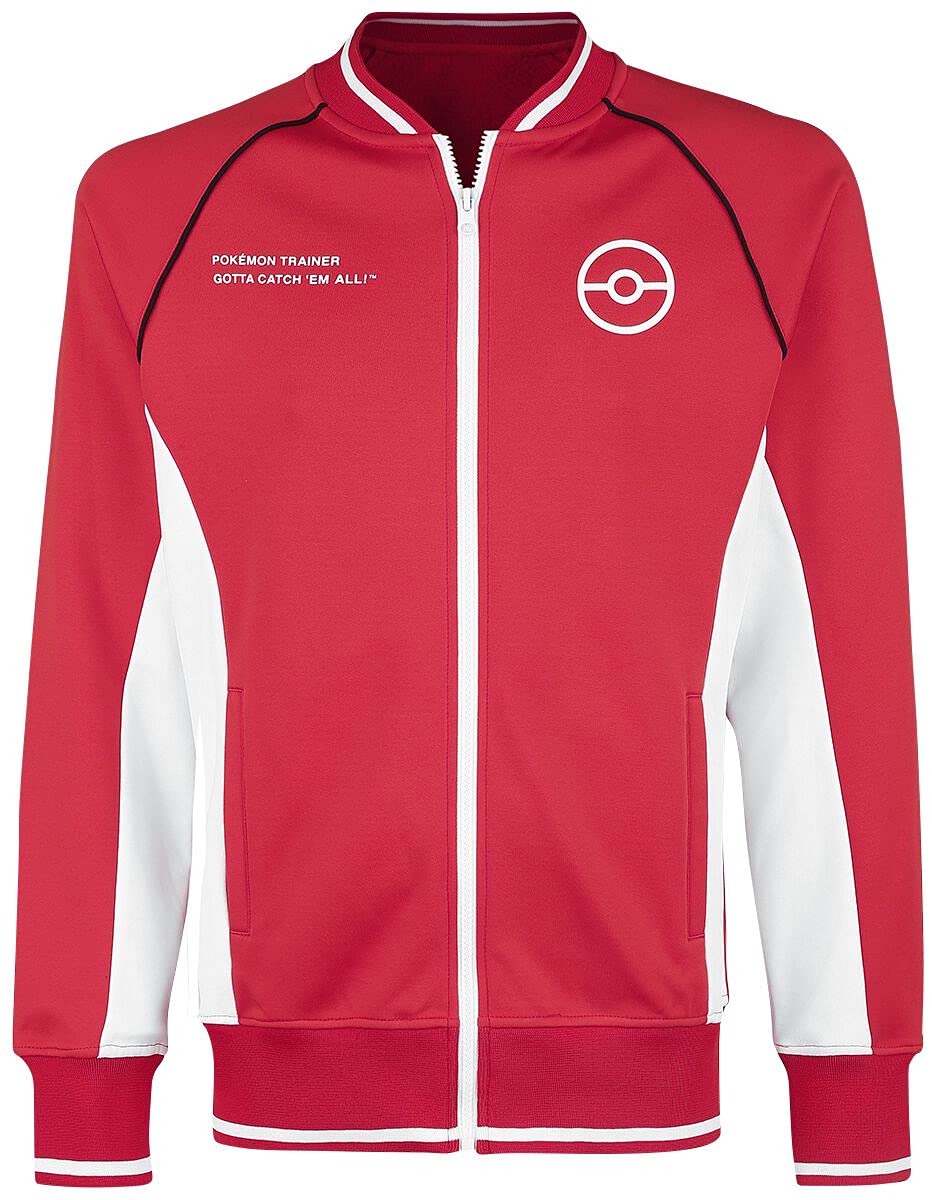 Difuzed Pokémon - Men's Trainer Track Jacket (l) Red