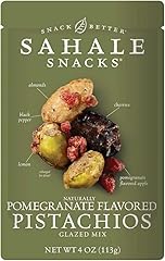 SAHALE SNACKS Pomegranate And Pistachio Blend, 4 OZ, Pack of 6