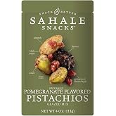 SAHALE SNACKS Pomegranate And Pistachio Blend, 4 OZ, Pack of 6