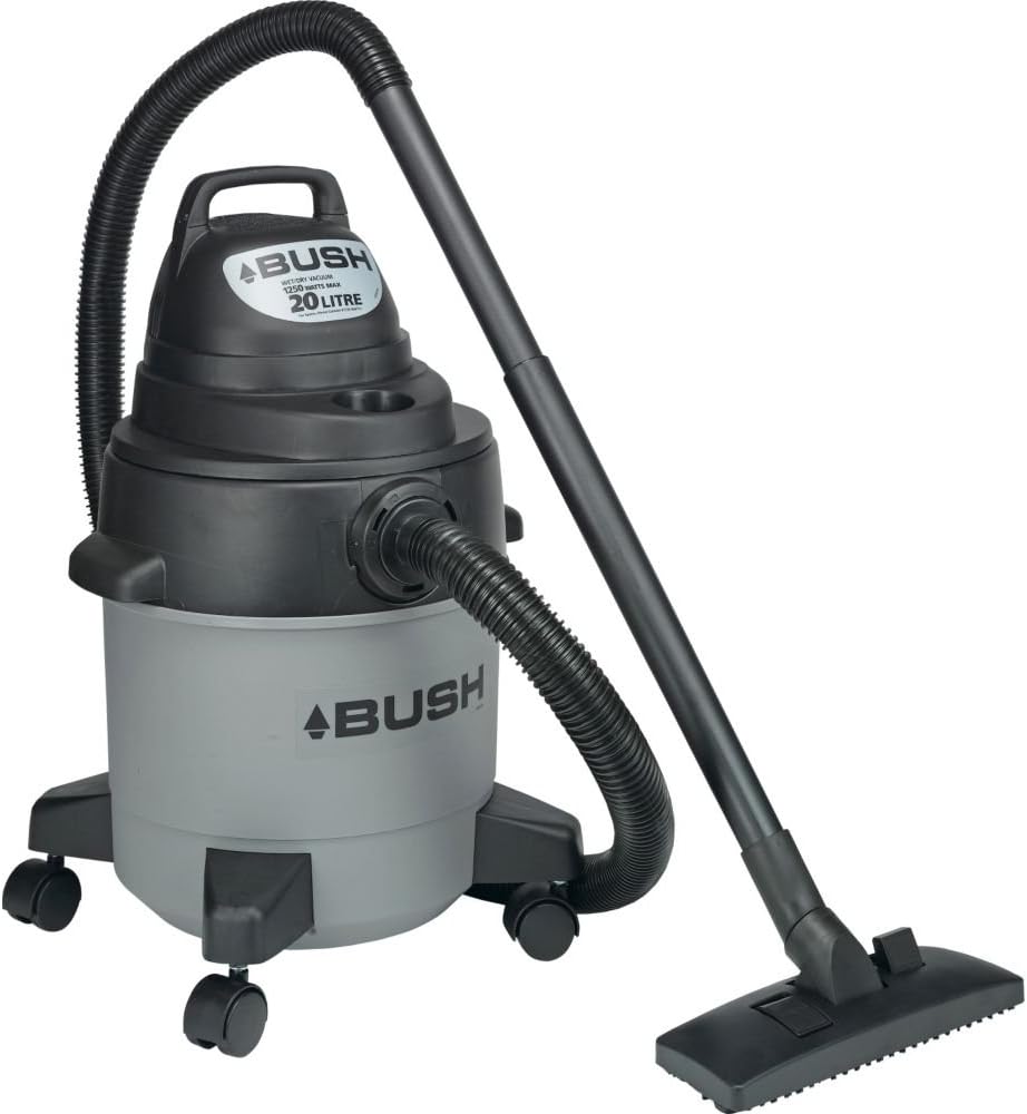 Bush 20 Litre Wet and Dry Tub Canister 1300w Vacuum Cleaner Amazon.co