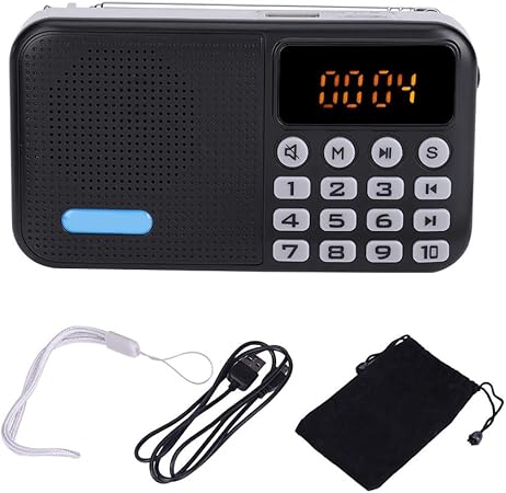 Amazon デジタルラジオ デジタルラジオ Fmラジオbluetoothレシーバーprotable Pocket Stereo Tf 32g バッテリー付きカーラジオデジタルラジオ Fishlor シャワーラジオ