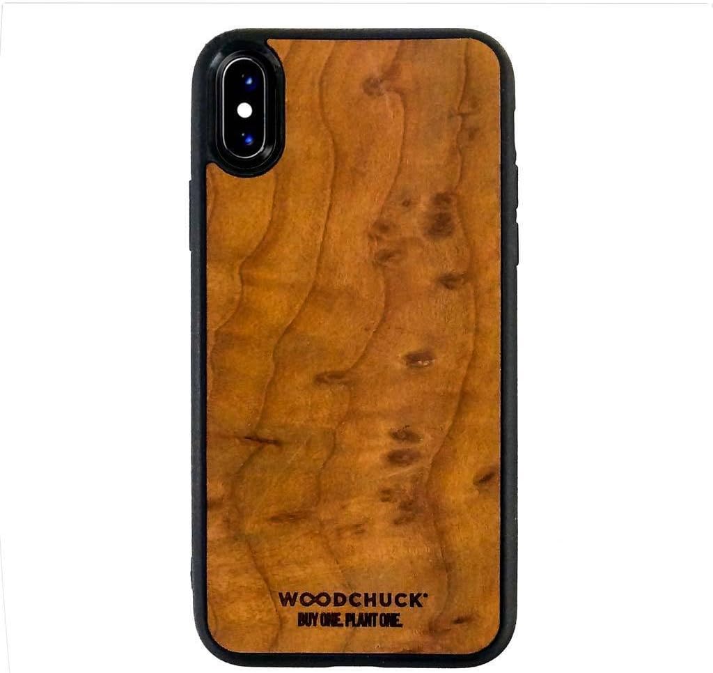 WOODCHUCK Wooden Case Compatible with iPhone 8 Plus/iPhone 7 Plus - Premium Wood Grain - Made in The USA