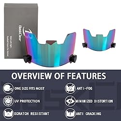 Football Visor Helmet Clear Visor, Scratch