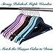 Wooden Hangers by Houzem™ - Anti-rust Hooks and Non-slip Bar - Maple Strong Wood Hanger for Suit and Coat (Pack of 20)