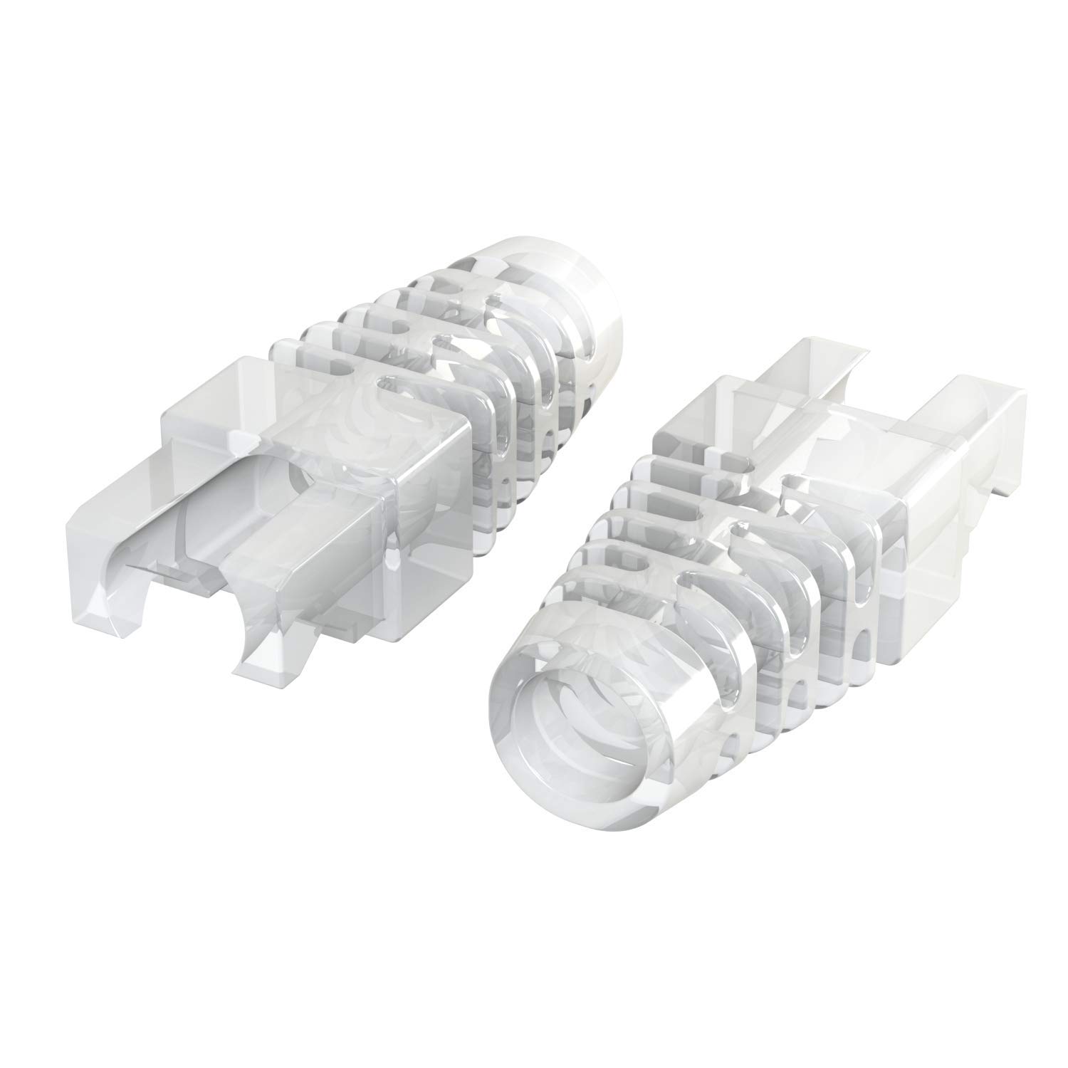 LINKUP - RJ45 Boots for Cat6 Cat5e Ethernet Snagless Connector | Designed Snagless plug | 100 pcs