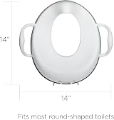 Nuby Toilet Seat Trainer Non-Slip Easy-Grip Handles Splash Guard 12+ Months view 9