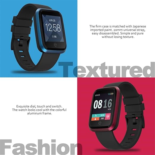 Amazon.com: Zeblaze Crystal 2 Smartwatch IP67 Waterproof ...