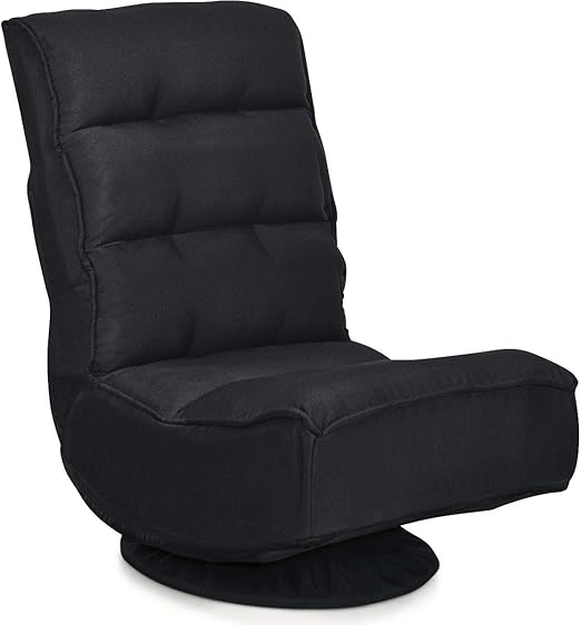 Giantex 360 Degree Swivel Floor Chair, Folding Floor Gaming Chair with